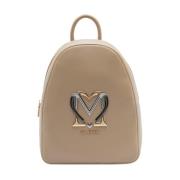 Love Moschino Stilren Ivoar Damryggsäck Beige, Dam