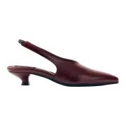 Alohas Eros Bourgogne Läderpumps Red, Dam