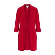 Joseph Ribkoff Klassisk Öppen Blazer Jacka Red, Dam