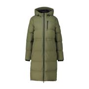 Moose Knuckles Quiltad Parka med Justerbar Huva Green, Dam