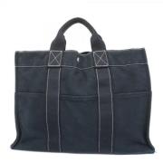 Hermès Vintage Pre-owned Canvas handvskor Black, Dam