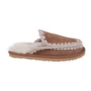 Mou Rosa Brun Eskimo Stitch Slipper Brown, Dam