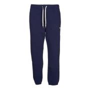 Autry Navy Blue Cotton Fleece Joggers Blue, Herr