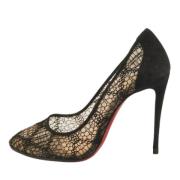 Christian Louboutin Pre-owned Pre-owned Spets klackskor Black, Dam