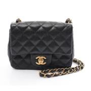 Chanel Vintage Pre-owned Laeder chanel-vskor Black, Dam