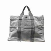 Hermès Vintage Pre-owned Canvas totevskor Gray, Dam