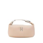 Hermès Vintage Pre-owned Tyg handvskor Beige, Dam