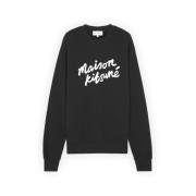 Maison Kitsuné Stilren Sweatshirt Black, Herr