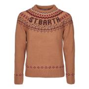 MC2 Saint Barth Stiliga Sweaters Kollektion Brown, Herr