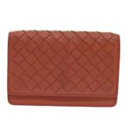 Bottega Veneta Vintage Pre-owned Laeder plnbcker Pink, Dam