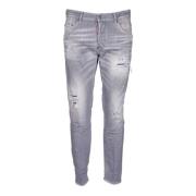 Dsquared2 Skinny Fit Denim Five-Pocket Byxor Gray, Herr