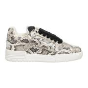 Moschino Djurmönstrade Sneakers för Barn Gray, Dam