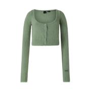 Pinko Stilren Stickad Cardigan Sweater Green, Dam