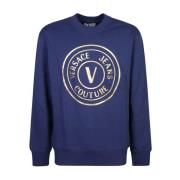 Versace Jeans Couture Blå Tröja ***cv Blue, Herr