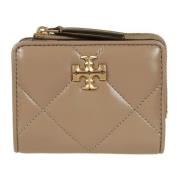 Tory Burch Chevron Diamond Quilt Plånbok Beige, Dam