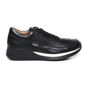 Paciotti Svarta Sneakers med Klassisk Vit Insats Black, Dam