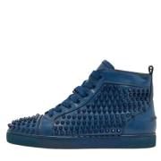 Christian Louboutin Pre-owned Pre-owned Laeder sneakers Blue, Herr