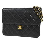 Chanel Vintage Pre-owned Laeder chanel-vskor Black, Dam