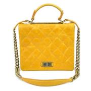 Chanel Vintage Pre-owned Laeder chanel-vskor Yellow, Dam