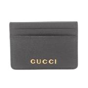 Gucci Vintage Pre-owned Laeder plnbcker Black, Dam