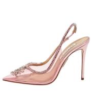 Aquazzura Pre-owned Pre-owned Laeder klackskor Pink, Dam