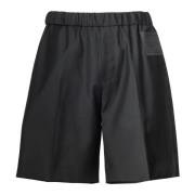 Givenchy Bermuda Shorts med Dragsko och Logo Black, Herr