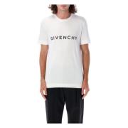 Givenchy Logo T-Shirt Vit Aw24 White, Herr