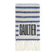 Jean Paul Gaultier Randig Alpacka Blandning Marinière Scarf Multicolor...