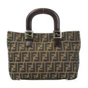 Fendi Vintage Pre-owned Canvas fendi-vskor Brown, Dam