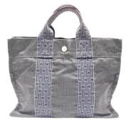 Hermès Vintage Pre-owned Canvas totevskor Gray, Dam