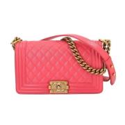 Chanel Vintage Pre-owned Laeder chanel-vskor Pink, Dam