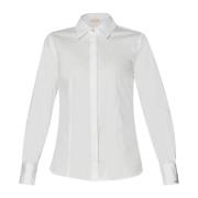 Liu Jo Stretch bomull poplin damskjorta White, Dam