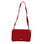 Prada Vintage Pre-owned Canvas prada-vskor Red, Dam