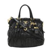 Prada Vintage Pre-owned Laeder prada-vskor Black, Dam