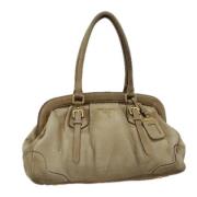 Prada Vintage Pre-owned Mocka axelremsvskor Beige, Dam