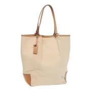 Burberry Vintage Pre-owned Canvas totevskor Beige, Dam