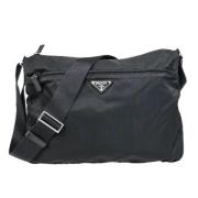 Prada Vintage Pre-owned Tyg prada-vskor Black, Dam