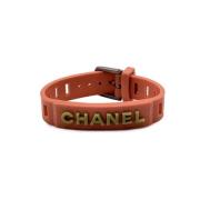 Chanel Vintage Pre-owned Gummi chanel-smycken Orange, Dam