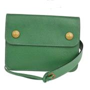 Hermès Vintage Pre-owned Laeder crossbodyvskor Green, Unisex