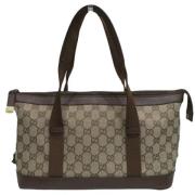 Gucci Vintage Pre-owned Canvas gucci-vskor Brown, Dam