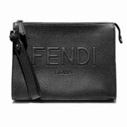 Fendi Vintage Pre-owned Laeder kuvertvskor Black, Dam