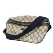 Gucci Vintage Pre-owned Canvas gucci-vskor Blue, Dam