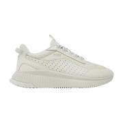 Hugo Boss Vita hybrid sneakers i blandade material White, Herr