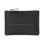 Tom Ford Läder Platt Handtag Clutch Portfolio Black, Herr