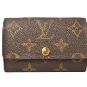 Louis Vuitton Vintage Pre-owned Canvas nyckelhllare Brown, Dam