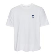 Arte Antwerp Hjärtlogo T-shirt Avslappnad Passform White, Herr