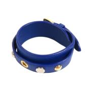 Louis Vuitton Vintage Pre-owned Laeder armband Blue, Dam