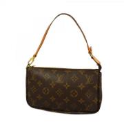 Louis Vuitton Vintage Pre-owned Tyg kuvertvskor Brown, Dam