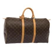 Louis Vuitton Vintage Pre-owned Canvas resvskor Brown, Dam