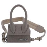 Jacquemus Pre-owned Pre-owned Canvas handvskor Gray, Dam